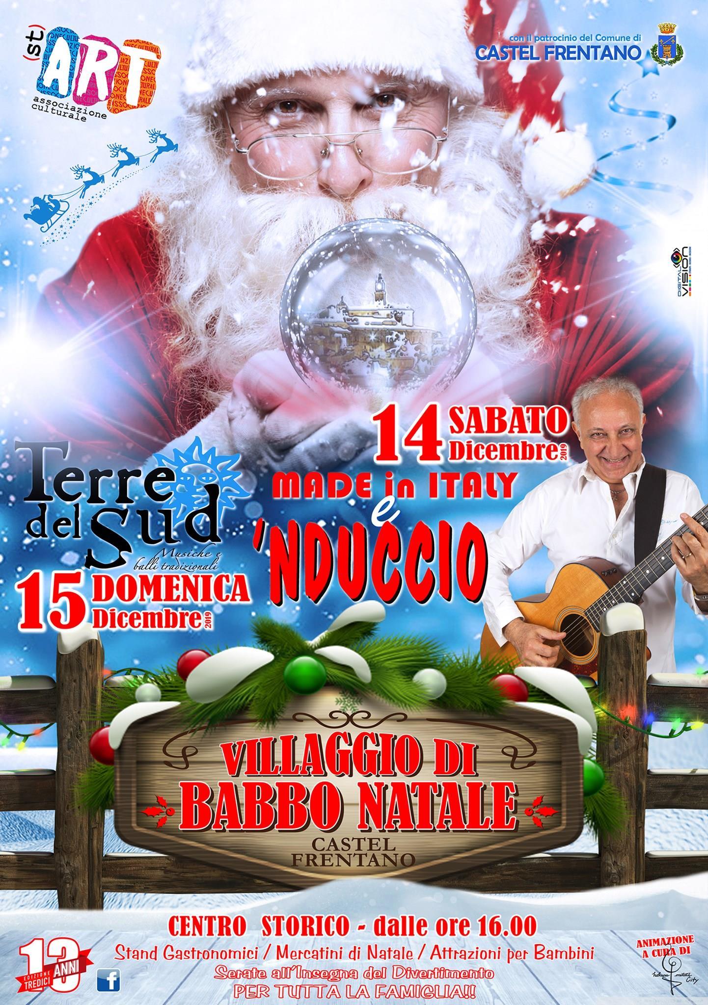 Locandina Villaggio di Babbo Natale 2019