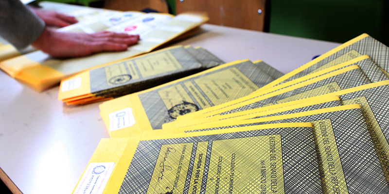 Scheda elezioni politiche 2022